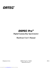 ORTEC DSPEC Pro Hardware User Manual