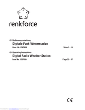 Renkforce 1267659 Operating Instructions Manual