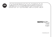 Motorola MOTORAZR Ve CDMA Manual