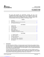 Texas Instruments TLC5940 EVM User Manual