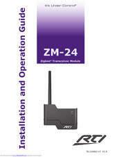 RTI ZM-24 Installation And Operation Manual