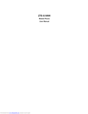 Zte ZTE-G S505 User Manual