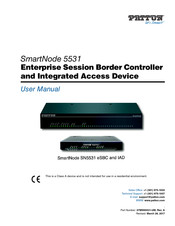 Patton electronics SmartNode 5531 User Manual