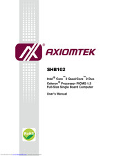 Axiomtek SHB102 Series User Manual