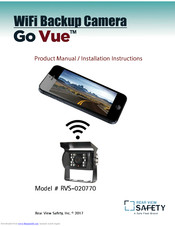 Rear view safety Go Vue RVS-020770 Installation Instructions Manual
