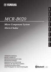 Yamaha MCR-B020 Owner's Manual