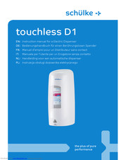 Schulke touchless D1 Instruction Manual
