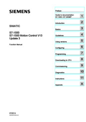 Siemens Simatic S7-1500 Function Manual