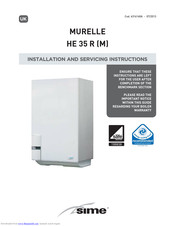 Sime murelle HE 35 RM Installation And Servicing Instrucnions