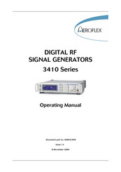 Aeroflex 3416 Operating Manual