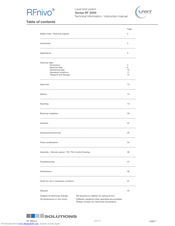 RFnivo rf3000 Technical Information And Instructions