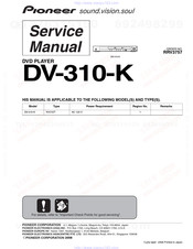 Pioneer DV-310-K Service Manual
