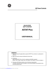 Ge ASTAT Plus User Manual
