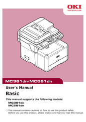 Oki MC361dn User Manual