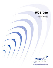 Colubris Networks WCB-200 Admin Manual