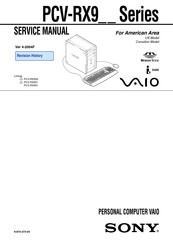 Sony VAIO PCV-RX951 Service Manual