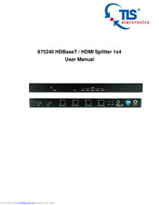 TLS 875240 User Manual
