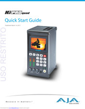 AJA KiPRO quad Quick Start Manual