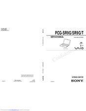 Sony VAIO PCG-SR9G Service Manual