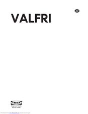 IKEA VALFRI Manual