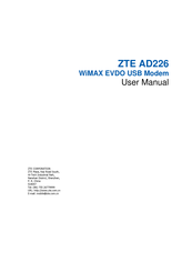 Zte ad226 User Manual