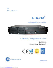 GE DMC490 Software Configuration Manual