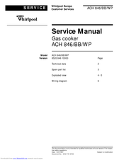 Whirlpool ACH 846/BB/WP Service Manual
