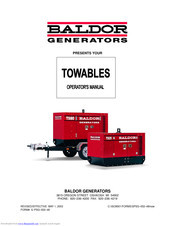 Baldor TS25 Operator's Manual