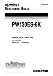 Komatsu PW130ES-6K Operation & Maintenance Manual