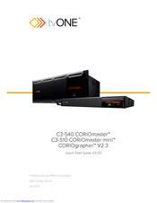 Tvone CORIOgrapher V2.3 Quick Start Manual