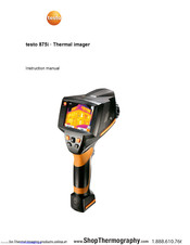 TESTO 875i Instruction Manual