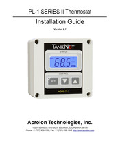 Acrolon Technologies PL-1 Installation Manual