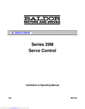 Baldor 29M Installation And Operating Manual