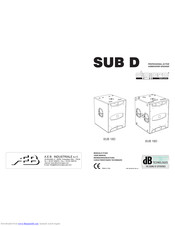 Digipro SUB 18D User Manual