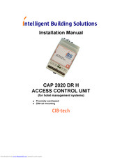 Intelligent Building Solutions CAP 2020 DR H Installation Manual