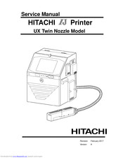 Hitachi UX Twin Nozzle Service Manual