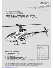 Align T-rex 450SE Instruction Manual