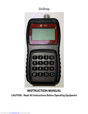 DxShop T200 Instruction Manual