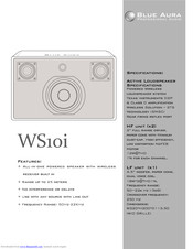 Blue Aura WS10i User Manual