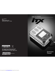 Industrial Scientific iTX1709-5753 Instruction Manual