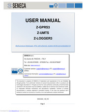 Seneca Z-GPRS3 User Manual