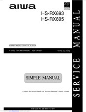 Aiwa HS-RX695 Service Manual