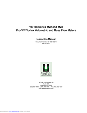 VorTek M23 Series Instruction Manual