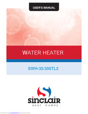 Sinclair SWH-35/300TL2 User Manual