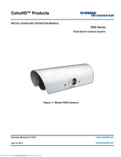 CohuHD Costar 3930 Series Installation And Operation Manual