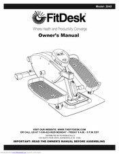 FitDesk 3040 Owner's Manual