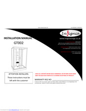 Insignia GT002 Installation Manual