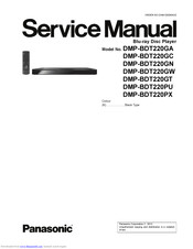Panasonic DMP-BDT220PX Service Manual
