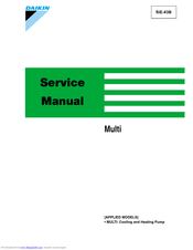 Daikin MA 90CK7V1 Service Manual