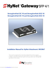HySecurity HYNET SFP 4/1 Installation Manual